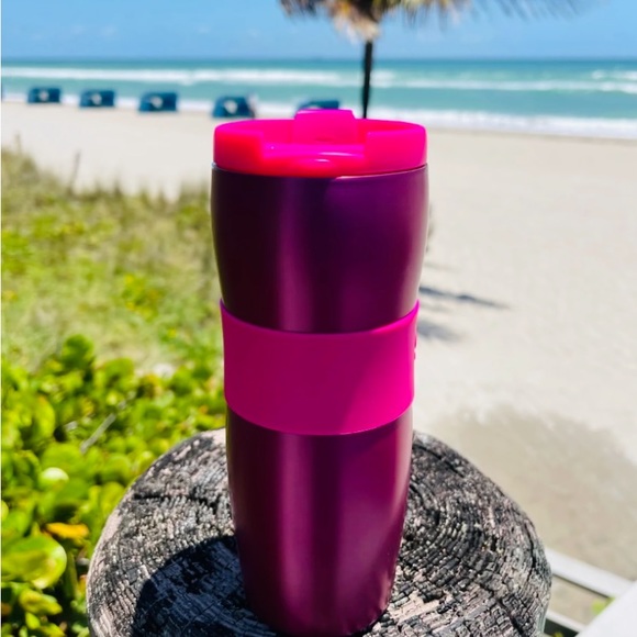 Starbucks Dragon Fruit Stainless Tumbler Steel Hot Pink Cup Insulated New 2022 - Picture 7 of 8